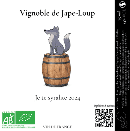 Je te Syrahte 2024